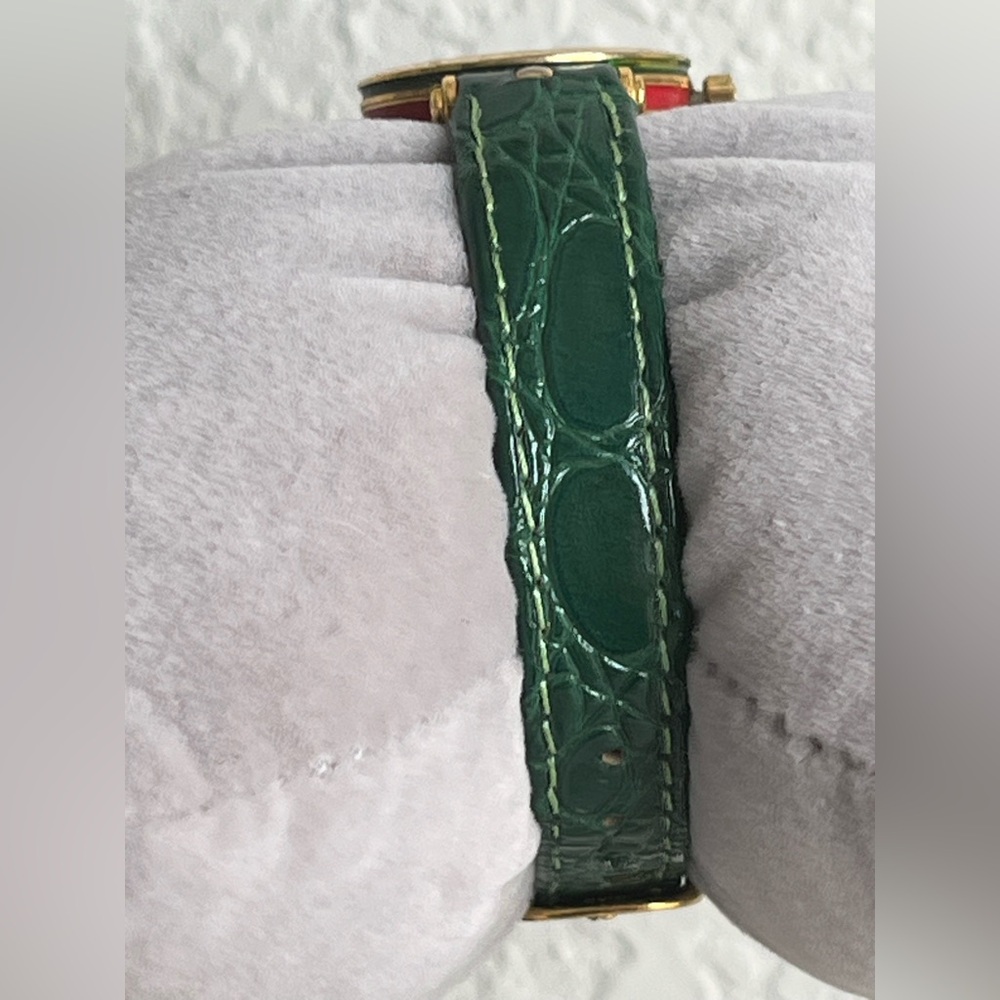 GUCCI 2000L Stacked Case sherry line green straps - Picture 7 of 16